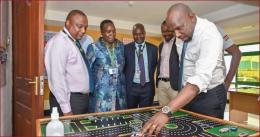 Roads and Transport CS Kipchumba Murkomen with NTSA officials.
